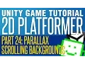 How To Create Parallax Scrolling Backgrounds - Unity 2D Platformer Tutorial