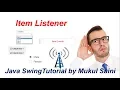 2 Java Swing Tutorial ItemListener on JRadioButtons How to add itemlistener with radiobutton
