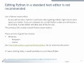Learning Python - Introduction part 1a