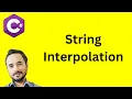 String Interpolation in C NET