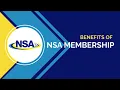 Benefits of NSA Membership