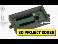 3D Model Perfect PCB Project Boxes in Minutes Fusion360 Tutorial