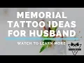 Memorial Tattoo Ideas For Husband Using Cremation Ashes in Tattoo Ink For a Memorial Tattoo