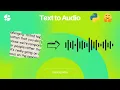 Learn To Turn Text Into With Python Hugging Face And Gradio