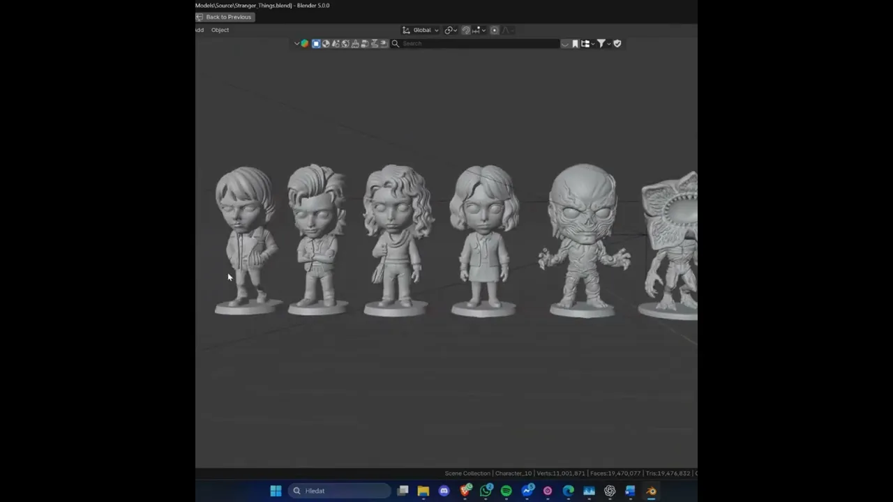 Stranger Things STL Files - Eleven Mike Dustin - 80s Sci-Fi 3D Print Models