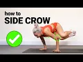 How To Do Side Crow Pose for Beginners