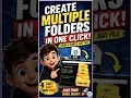 Create 1000 Folders in 1 Second