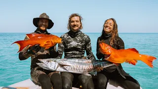 Moving Camp and Stocking up the Freezer 🐟 (Freediving & Spearfishing)