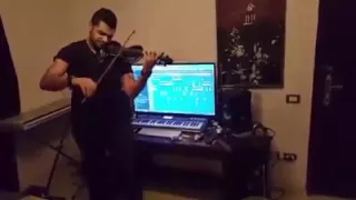 حاول ان تتمالك نفسك     مقطع موسيقي للكمان دندنها