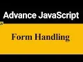 Form Handling in JavaScript Hindi