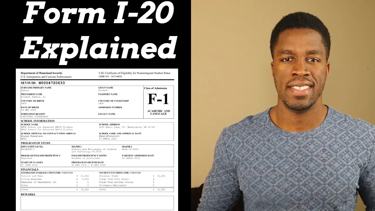 Understanding the Form I-20 for F1 Visa International Students (The Ultimate I-20 Guide)