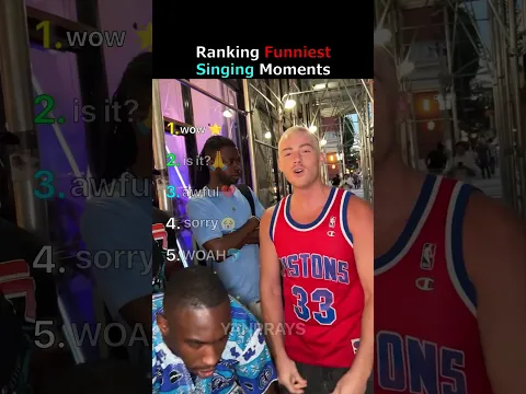 Ranking the FUNNIEST Singing Moments