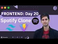 Frontend Day 20 Spotify Clone Part - 3