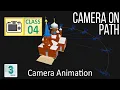 Class 4 - Camera animation on Path with Camera target ON in 3ds max