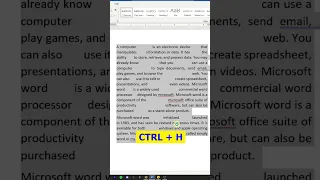 Quickly Remove Extra Spaces In Ms Word Hindi Remove Extra Spaces In Word Ms Word Tips And Tricks 