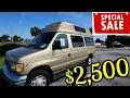 Camper Van FOR SALE 2 500 Cheap Affordable HIGH TOP Van