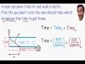 Optimization - Minimum time to cross river