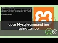 How to open sql command line in xampp