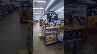 Walking Through an Empty Walmart Early on a Saturday Morning Part 1 Villa Park Illinois