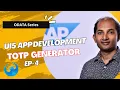TOTP Generator using UI5 ODATA ODATA Learning Series