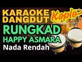 Download Lagu RUNGKAD Karaoke Nada Cewek (nada rendah) - Happy Asmara - Rungkad - Vicky Prasetio 