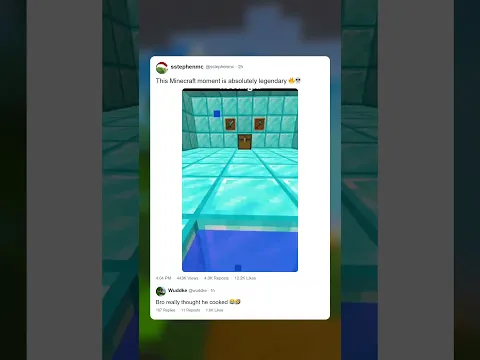 Funny Wuddke Tweets 6767% #minecraft #shorts