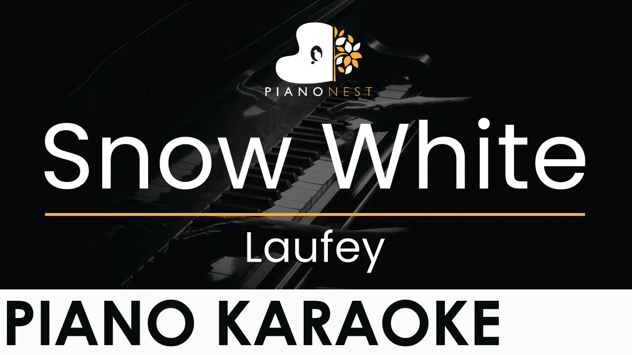 Laufey - Snow White - Piano Karaoke Instrumental Cover with Lyrics Laufey - Snow White - Piano Karaoke Instrumental Cover with Lyrics