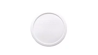 corningware french white 2 5 quart round plastic lid cover