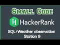 Weather observation Station 9 SQL in Hackerrank discussion with solution