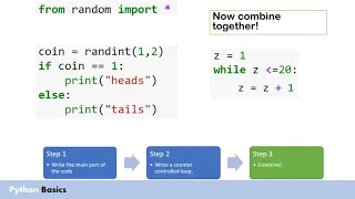 Python basics - While loops part 2