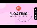 Elementor Floating Sticky Social Icons WordPress Elementor Tutorial Elementor Tips and Tricks