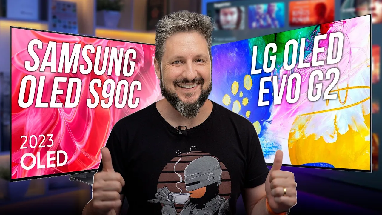 QUAL TV OLED VENCE? Colocamos as TVs SAMSUNG S90C e LG G2 para brigar