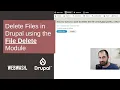Delete Files in Drupal using the File Delete Module