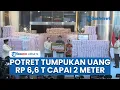 Lagu Penampakan Uang Rp 6,6 Triliun yang Disita Kejagung dari Kasus Korupsi, Menjulang Tinggi Bak Tembok