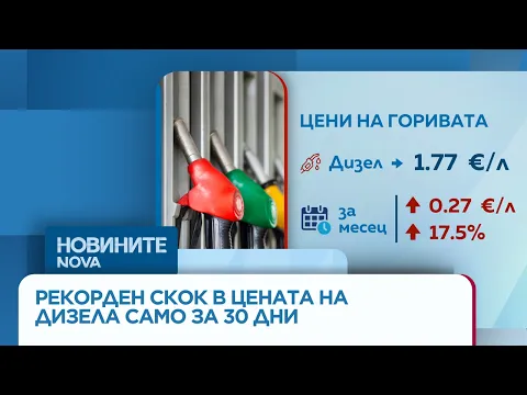 Рязък скок на цените на горивата у нас за месец