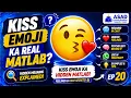 Kiss Emoji Meaning in Chat Explained What Does Means Kiss Emoji Meaning in Hindi Ep 20