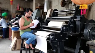 Plain Paper To Finished Notebook Book Manufacturing Unit Tour Manufacturing Making Skills 