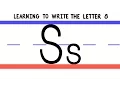 Write the Letter S - ABC Writing for Kids