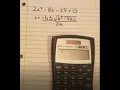 How to easily solve quadratic equations using TI-30XIIS