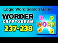 WORDER Logic Word Search Game level 237 238
