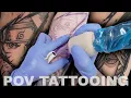 Black And Grey Naruto Anime Tattoo
