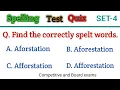 Spelling Mistakes Correctly Spelt word in English Choose the Correctly Spelt word