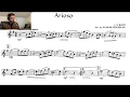 Arioso voor altsaxofoon - JS Bach Arr. door Eugene Rousseau