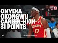Onyeka Okongwu drops CAREER-HIGH 31 Points for Hawks vs Spurs