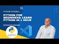 Learn Python for beginners in 1 hour