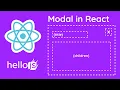 HelloJS - Modal in React application How to build modal from scratch HOOKS REFS TYPESCRIPT