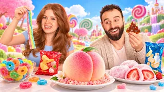 جربنا اغرب الاكلات اليابانيه !!!! 