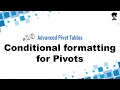 Advanced Pivot Tables - Conditional Formatting