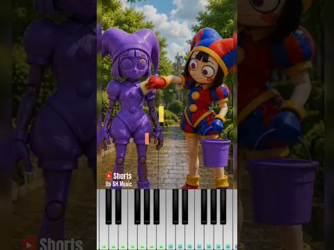 Love is... Pomni and Jax - Piano Tutorial
