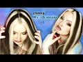 Y2K 90s CHUNKY HIGHLIGHTS BLEACHING DYING MY HAIR TUTORIAL L LAVENDER